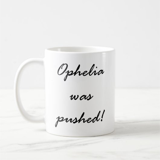 Ophelia was Mok met geborsteld koffie (Links)