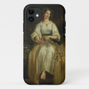 Ophelia weving her garlands, 1842 (olie op het pan iPhone 11 hoesje