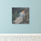 Ophelia (Woningvrouw) (door Jules Bastien-Lepage) Canvas Afdruk (Insitu (Houten vloer))