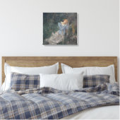 Ophelia (Woningvrouw) (door Jules Bastien-Lepage) Canvas Afdruk (Insitu (Slaapkamer))