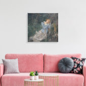 Ophelia (Woningvrouw) (door Jules Bastien-Lepage) Canvas Afdruk (Insitu (Woonkamer))