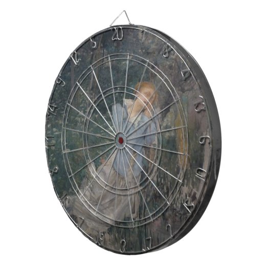 Ophelia (Woningvrouw) (door Jules Bastien-Lepage) Dartbord (Voorkant Rechts)