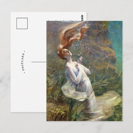 Ophelie | Paul Steck Briefkaart (Voorkant / Achterkant)