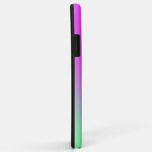 Ophete roze en groene ombre Case-Mate iPhone case (Achterkant/rechts)