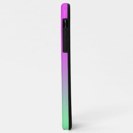 Ophete roze en groene ombre Case-Mate iPhone case (Achterkant/links)