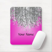 Ophete roze en smeltproppen muismat (Met muis)