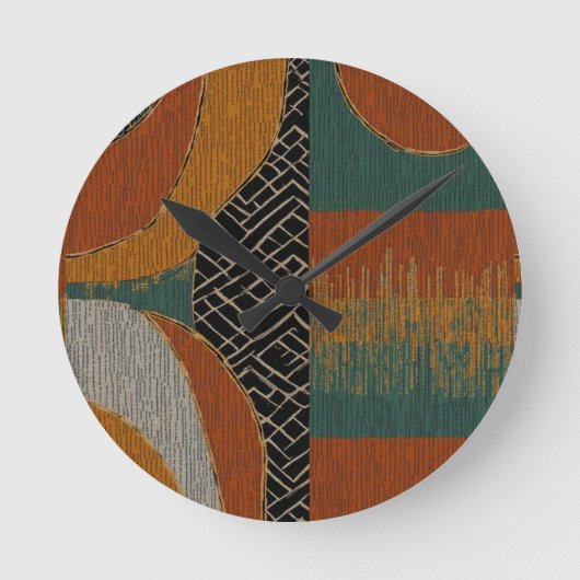 ophisticated Luxury African Caribbean Island Ronde Klok (Voorkant)