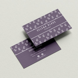 ophisticeerde bloemenchic | Modern elegant Visitekaartje