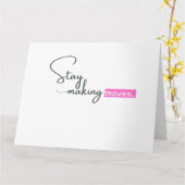 ophisticeerde minimalist kaart (Gele Bloem)