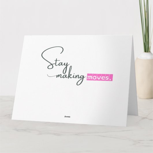 ophisticeerde minimalist kaart (Achterkant)