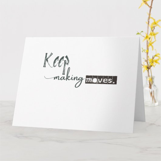 ophisticeerde minimalist kaart (Gele Bloem)