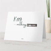 ophisticeerde minimalist kaart (Achterkant)