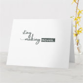 ophisticeerde minimalist kaart (Gele Bloem)