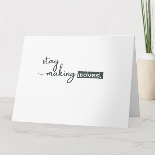 ophisticeerde minimalist kaart (Voorkant)