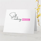 ophisticeerde minimalist kaart (Gele Bloem)