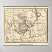  Ophiuchus Constellation Zodiac Print (Voorkant)