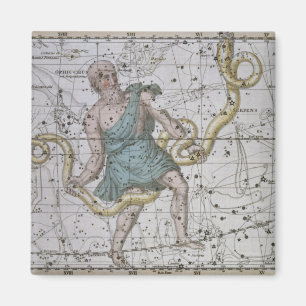 Ophiuchus of Serpentarius uit 'A Celestial Atlas' Magneet