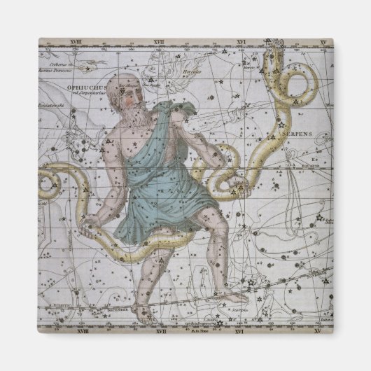 Ophiuchus of Serpentarius uit 'A Celestial Atlas' Magneet (Voorkant)