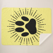 Ophoppen en zonnescherm met stijl sherpa deken (Voorkant (horizontaal))