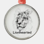 Ophorende versiering metalen ornament (Voorkant)