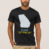 "Ophouden met Ugly" Georgië staat T-shirt (Voorkant)