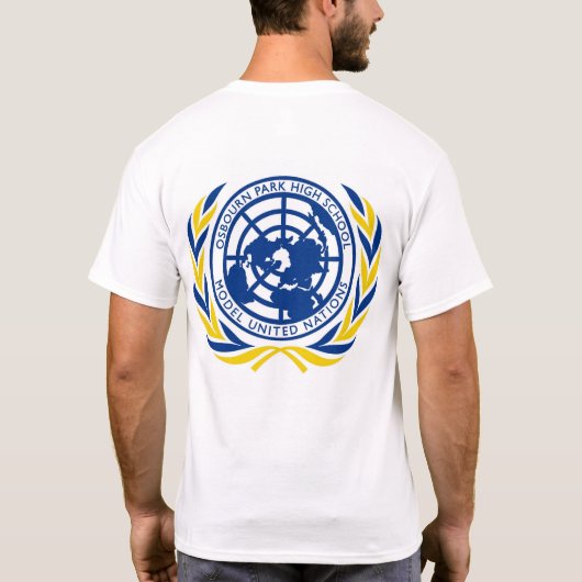 OPHS Model UN Mannen T-Shirt (Achterkant)