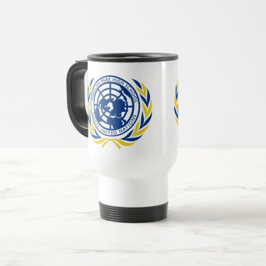 OPHS Model UN Travel Mug Reisbeker (Voorkant links)