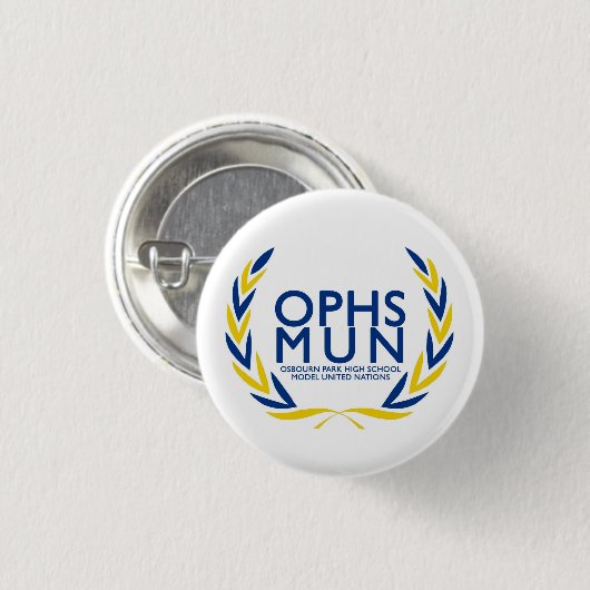 OPHS Model VN-Button Ronde Button 3,2 Cm (Voorkant /achterkant)
