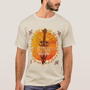 Ophthalmic Nurse Caduceus T-shirt