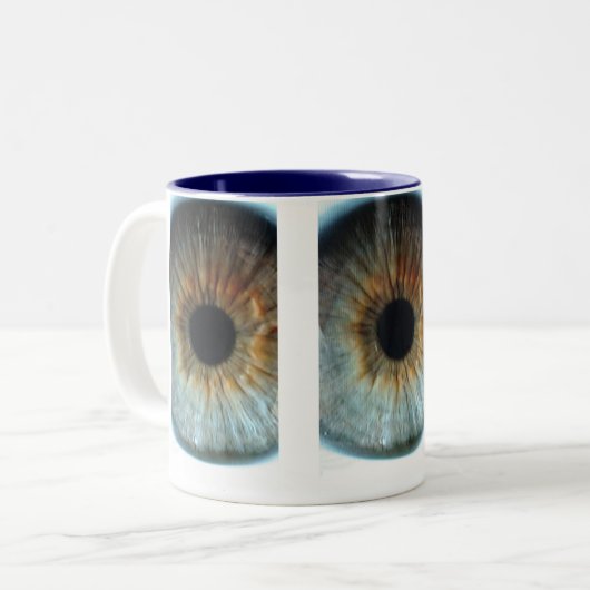 OPHTHALMOLOGIST 2-TONE MOK KOFFIE TEA (Voorkant links)