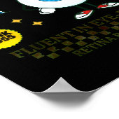 Ophthalmologist Retro Eye Doctor Gift Optometry Nu Poster (Hoek)