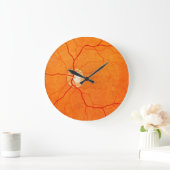 Ophthalmology Optometry Eye Fundus Exam Wall Clock Grote Klok (Huis)