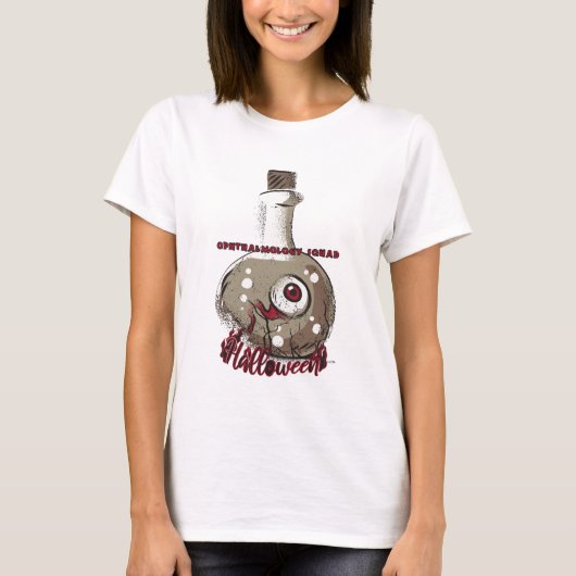 Ophthalmology Squad - Halloween Eyeball T-shirt (Voorkant)