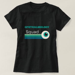 Ophthalmology Squad met  zonsondergang en ogen T-shirt