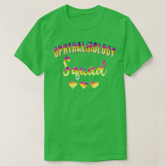 Ophthalmology Squad Tie Dye 2 T-shirt (Design voorkant)