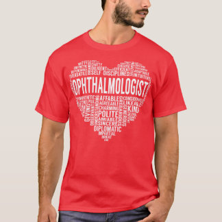 Ophthalmoloog Heart T-shirt