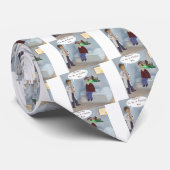 Ophthalmoloog vindt een parade oogvloerbedekking stropdas (Opgerold)