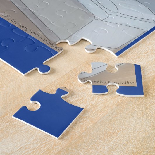 Ophthalmoloog vindt een paradeoogvloer Puzzle Legpuzzel (Zijkant)