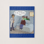 Ophthalmoloog vindt een paradeoogvloer Puzzle Legpuzzel (Verticaal)