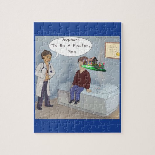 Ophthalmoloog vindt een paradeoogvloer Puzzle Legpuzzel (Verticaal)