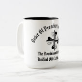 OPI-Mok Tweekleurige Koffiemok (Voorkant links)