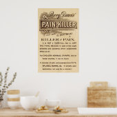 OPIATE PAIN KILLER PATENT MEDICINE POSTER (Keuken)