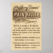 OPIATE PAIN KILLER PATENT MEDICINE POSTER (Voorkant)