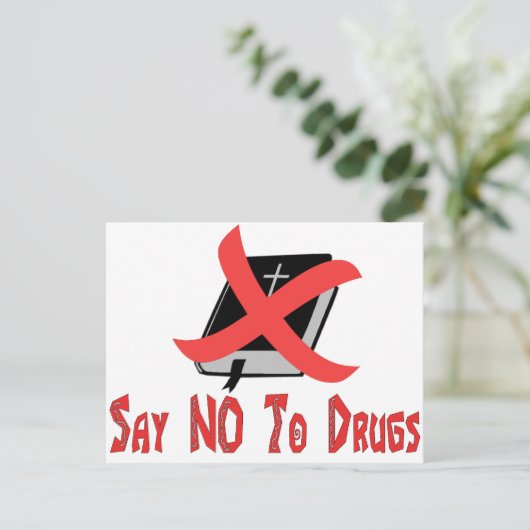 Opiate Religie Briefkaart (Staand voorkant)