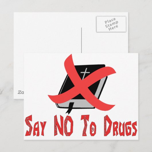 Opiate Religie Briefkaart (Voorkant / Achterkant)