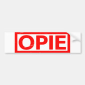 Opie Stamp Bumpersticker (Voorkant)