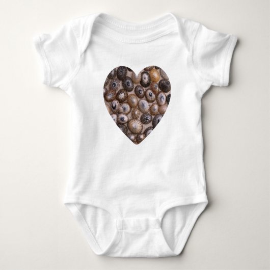 Opihi Heart Baby Outfit Romper (Voorkant)