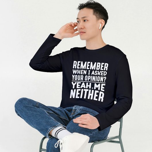 Opinie Sarcasme T-shirt