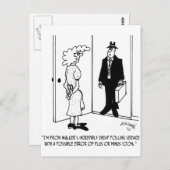 Opiniepeiling met mogelijke fout van Plus of Minus Briefkaart (Voorkant / Achterkant)