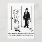 Opiniepeiling met mogelijke fout van Plus of Minus Briefkaart (Voorkant)